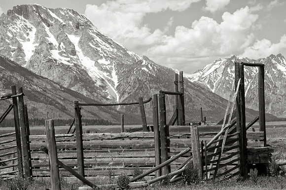 Corral on Mormon RowGrand Teton NP