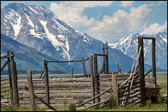 Corral on Mormon RowGrand Teton NP
