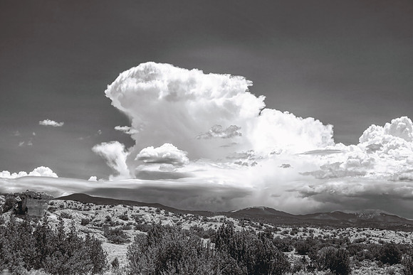 Clouds building over northern New Mexico