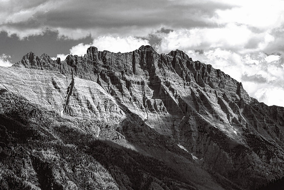 Arête in Glacier National Park, Montana
