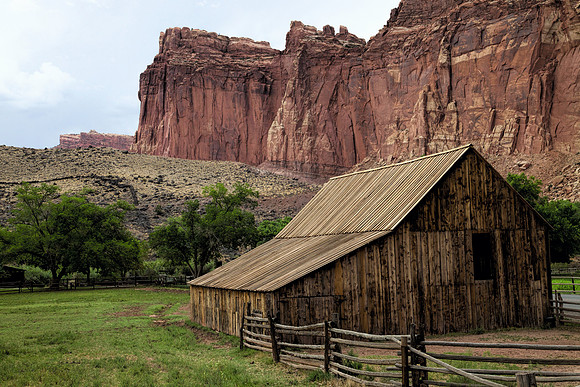 Historic Barn, part of an old Mormon SettlementCapitol Reef National ParkUtah