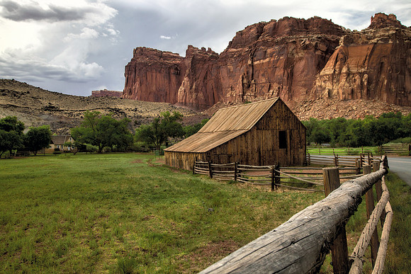 Historic Barn, part of an old Mormon SettlementCapitol Reef National ParkUtah