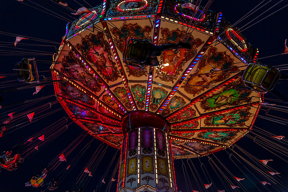 Carnival Midway at the Houston Livestock Show & Rodeo